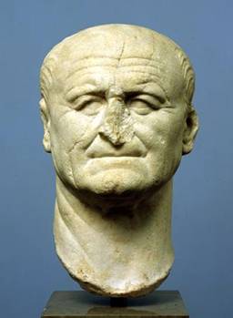 Vespasian Roman Emperor reigned 69-79  Ny Carlsberg Glyptotek Copenhagen